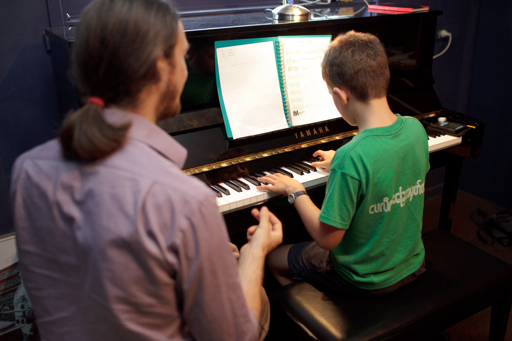 Piano Lesson with an IMA Music Teacher